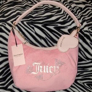 Vintage NWT Juicy
Couture Wingin It Terry
Hobo Bag Pink Lemonade